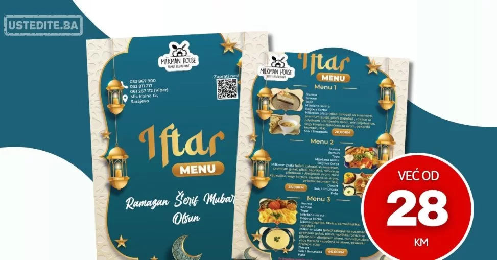 Milkman IFTARSKI MENI 2024.