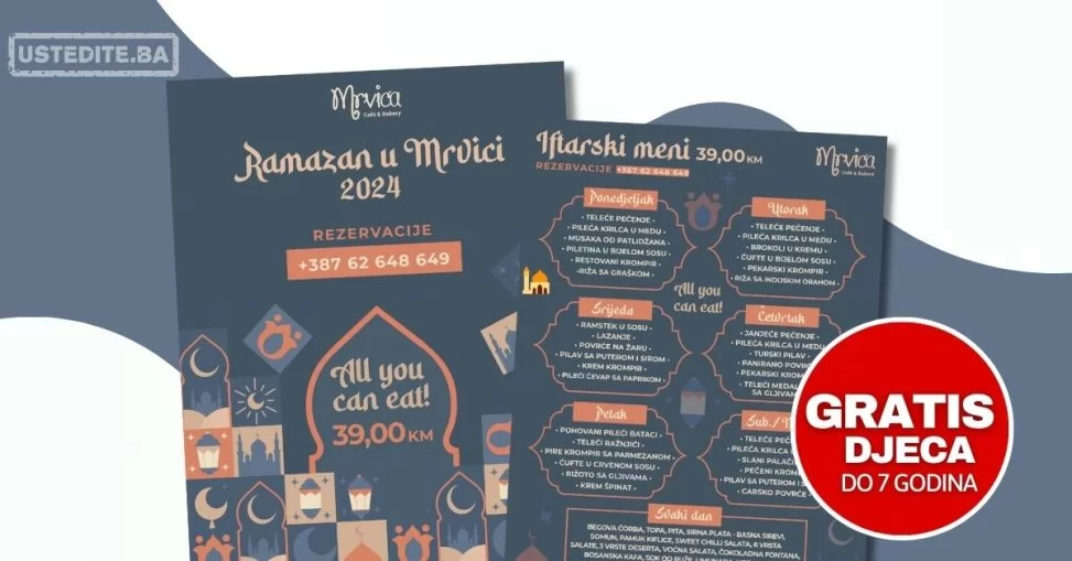 Mrvica IFTARSKI MENI 2024. 📍 Sarajevo