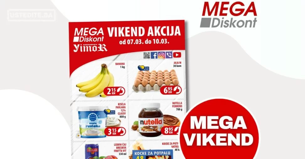 Mega Diskont vikend akcija 7-10.3.2024.