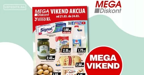 Mega Diskont vikend akcija 21-24.3.2024.