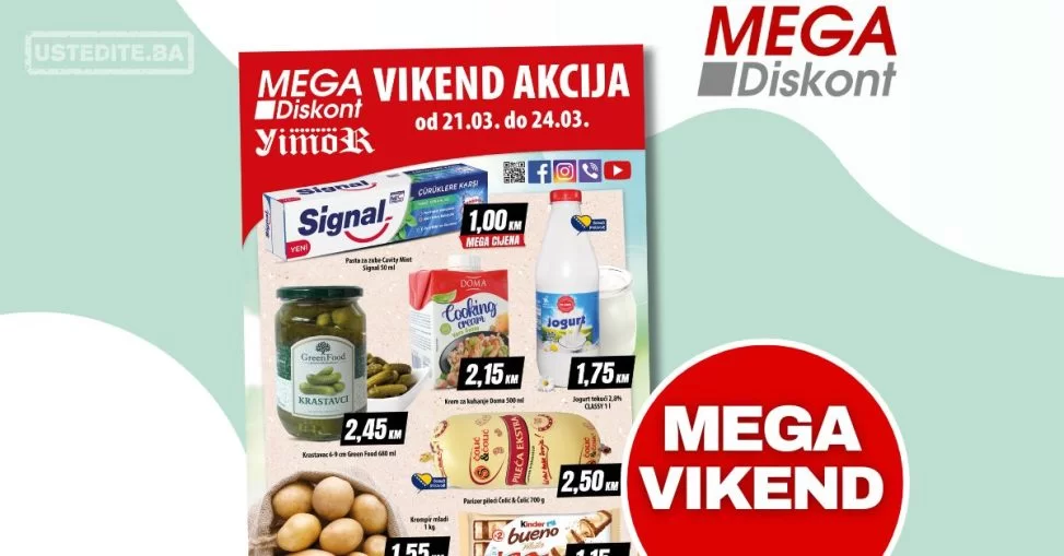 Mega Diskont vikend akcija 21-24.3.2024.