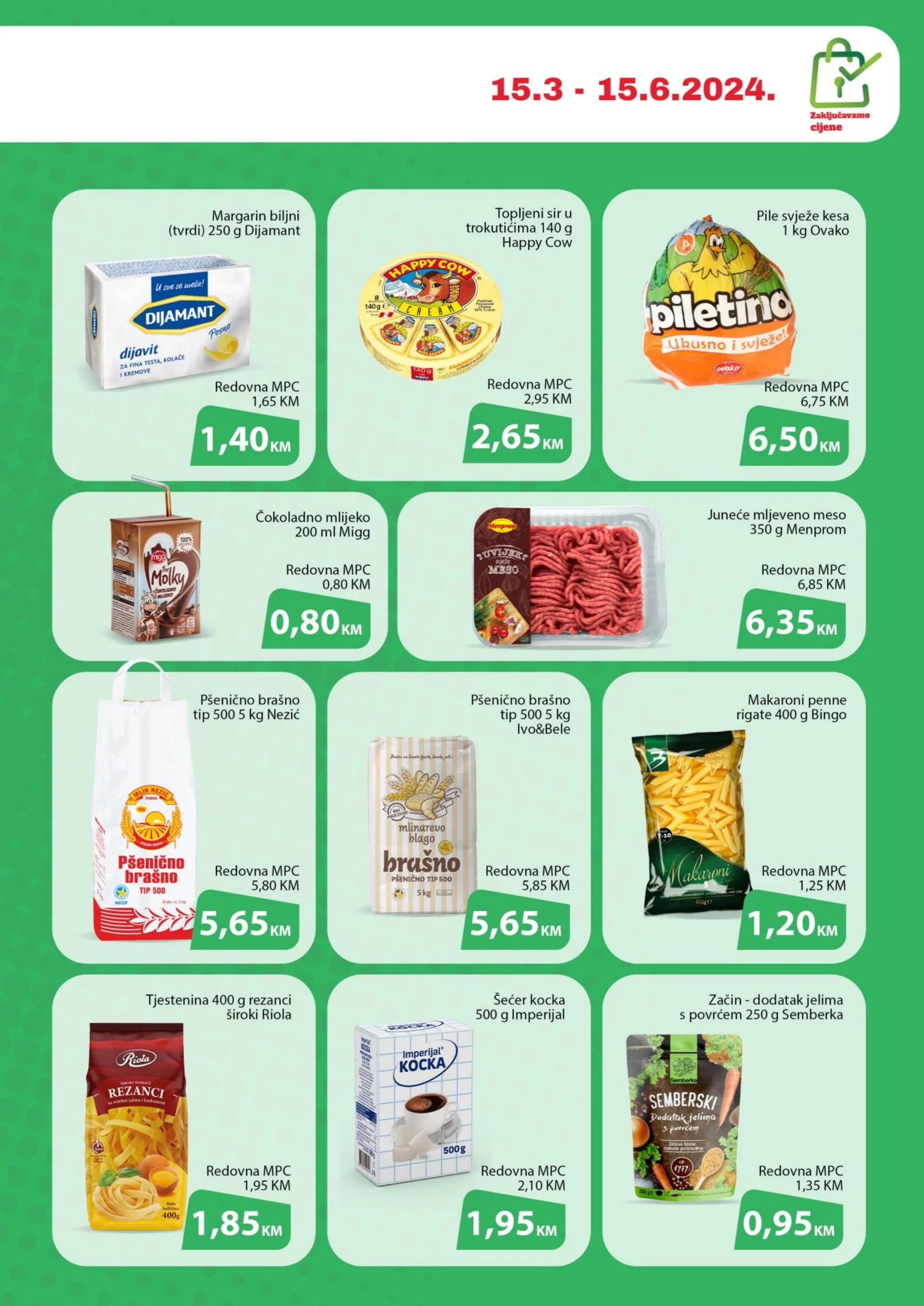 Bingo ZAKLJUČANE CIJENE 15.3-15.6.2024.