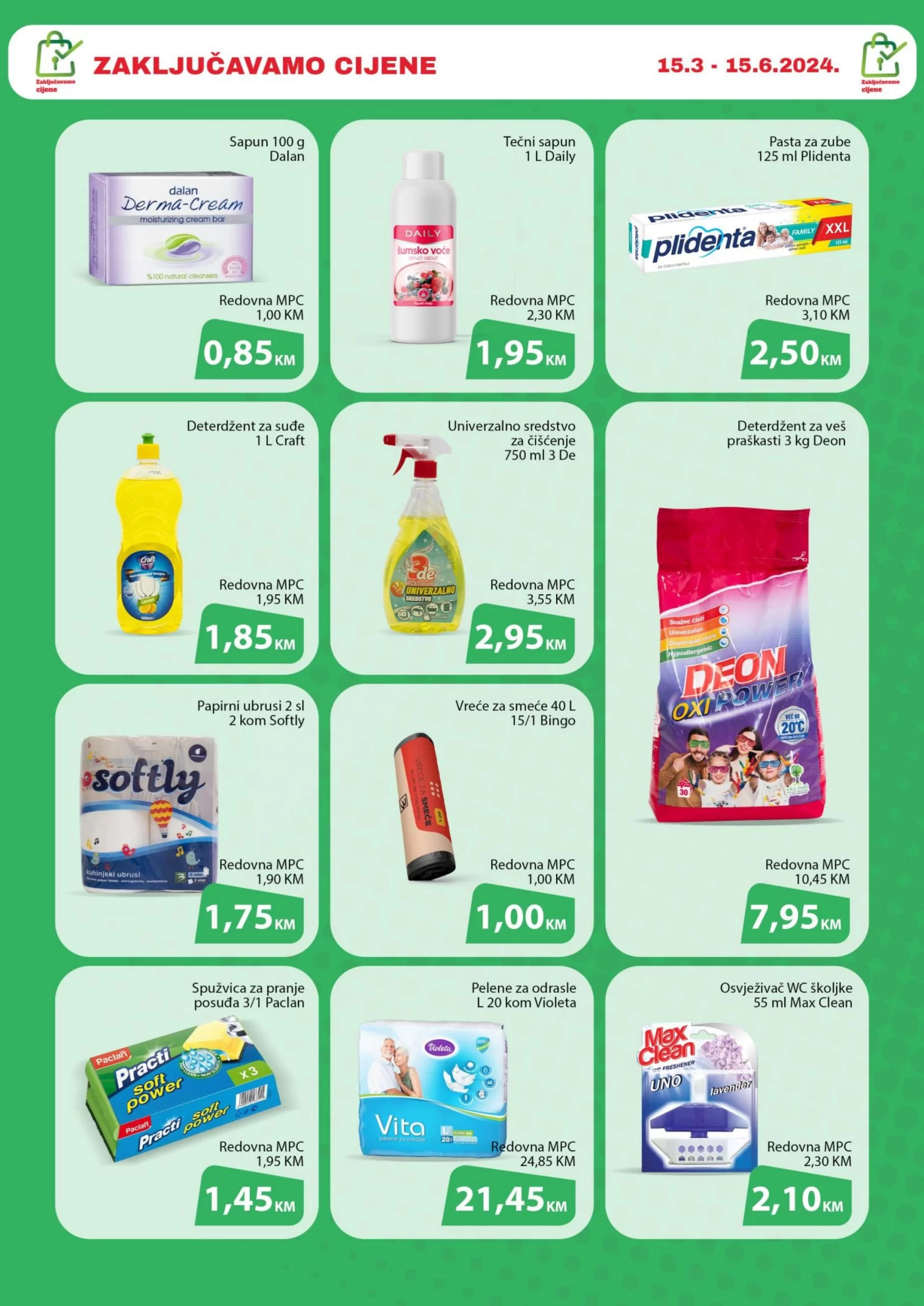 Bingo ZAKLJUČANE CIJENE 15.3-15.6.2024.