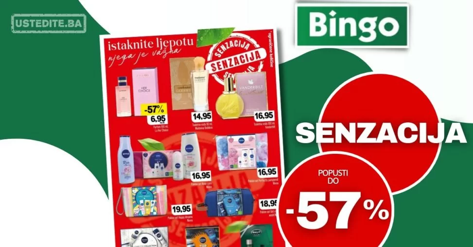 Bingo SENZACIJA - sniženje do 17.3.2024.