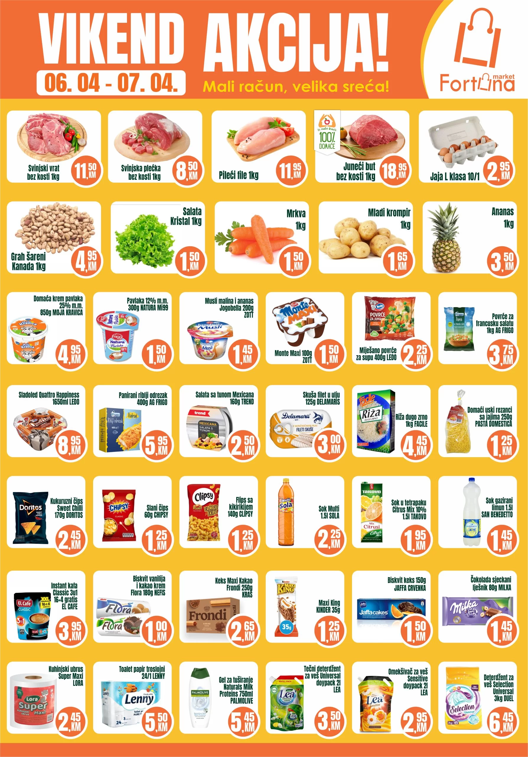 Fortuna vikend akcija 6-7.4.2024. 