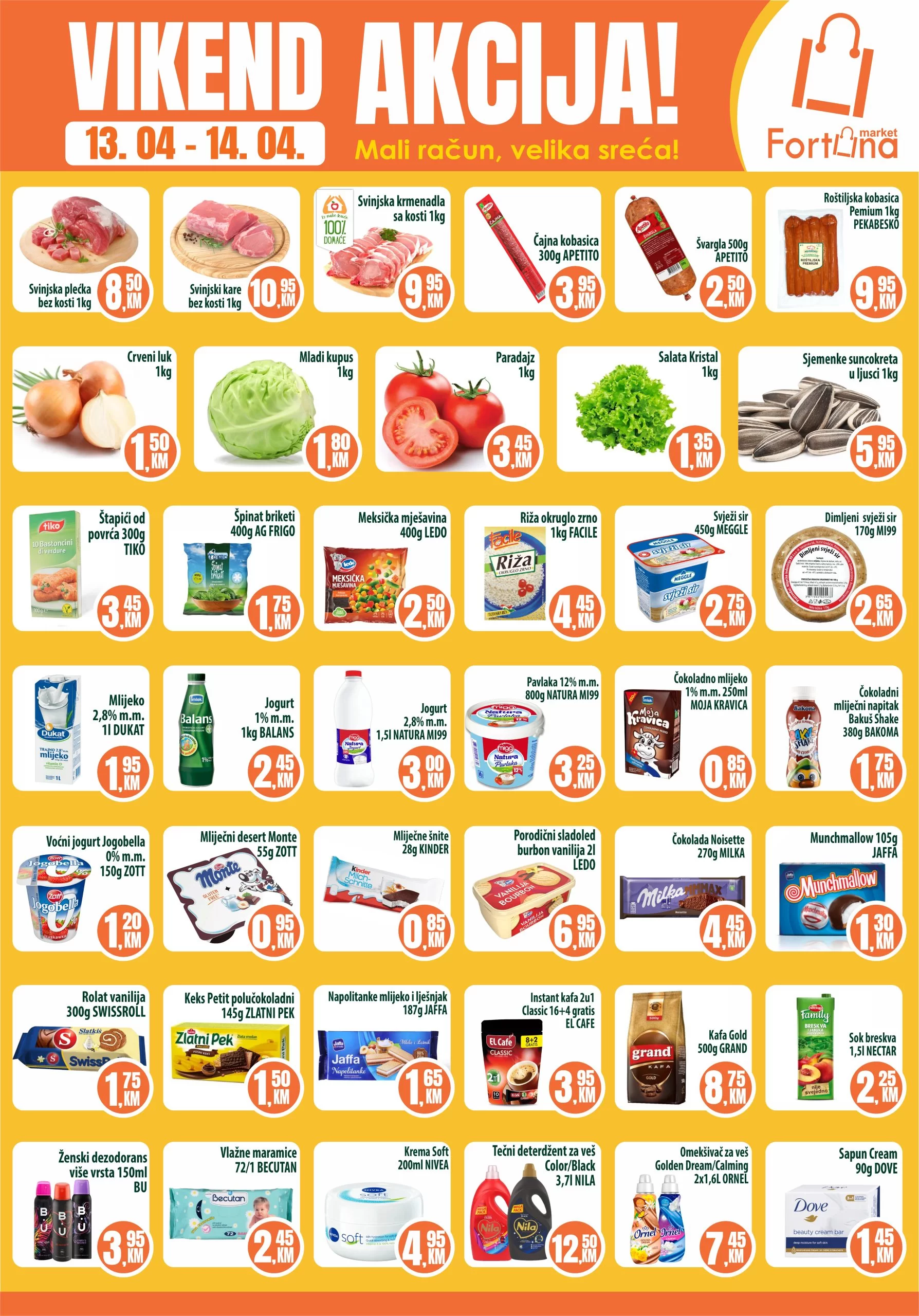 Fortuna vikend akcija 13-14.4.2024. 
