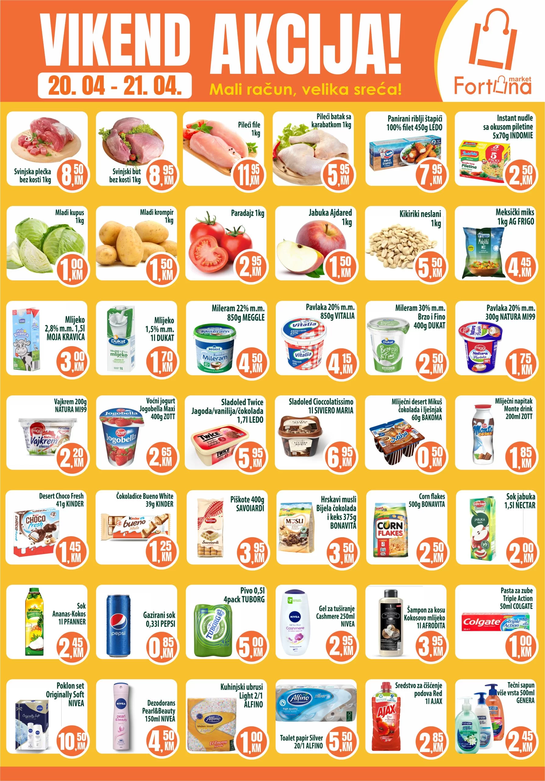 Fortuna vikend akcija 20-21.4.2024. 