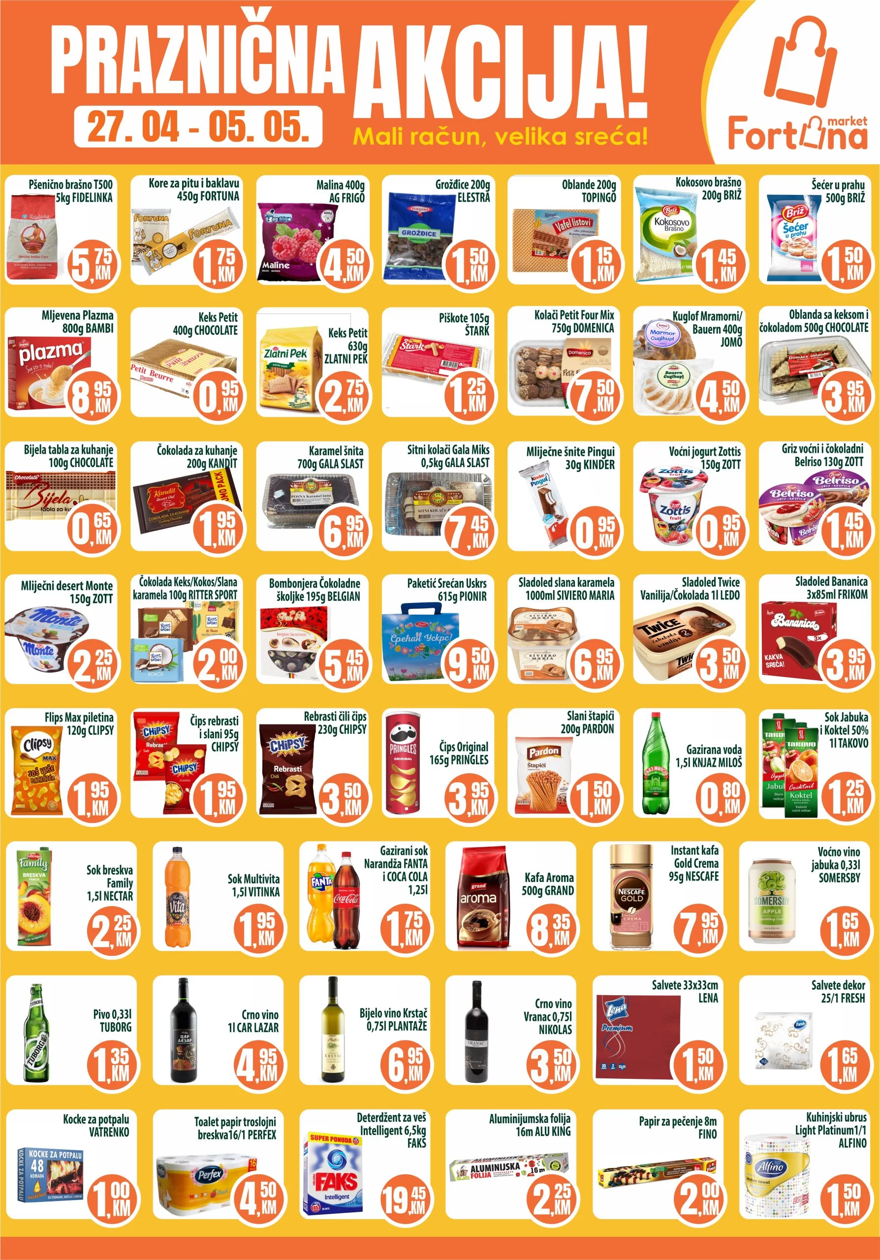 Fortuna vikend akcija 27.04-05.05.2024. 