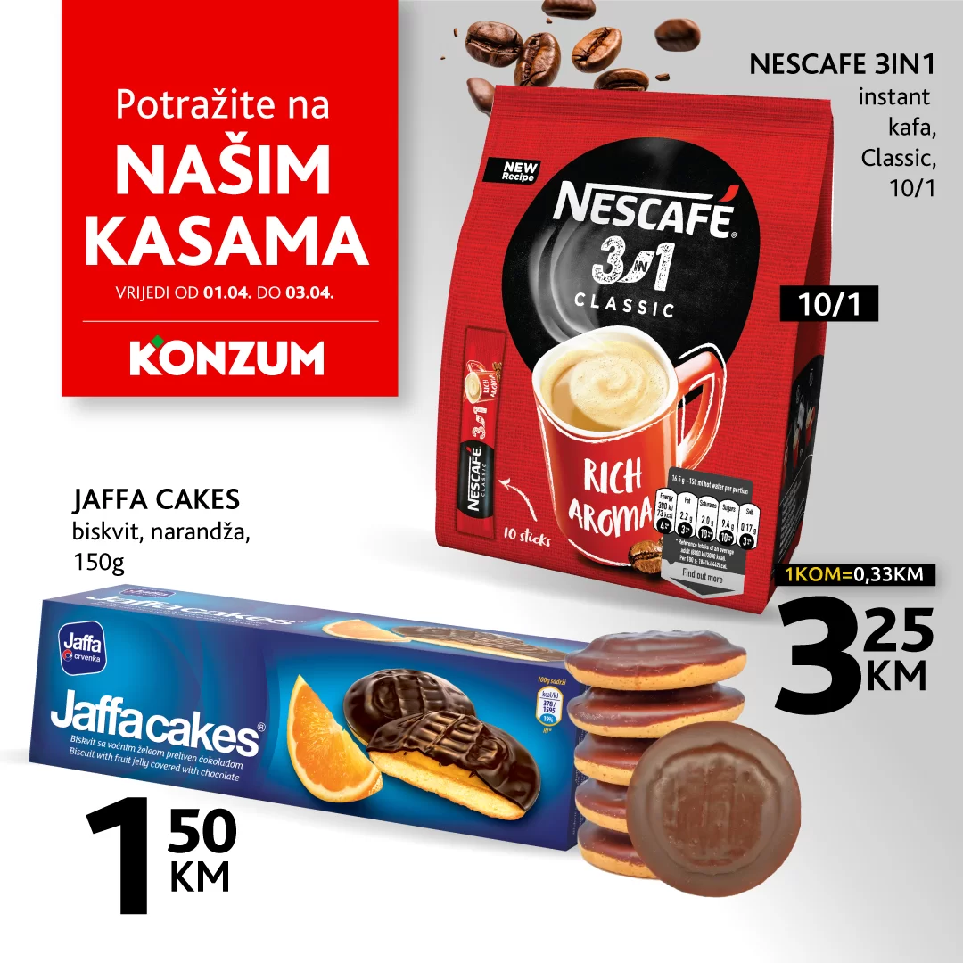 Konzum AKCIJA NA KASAMA 