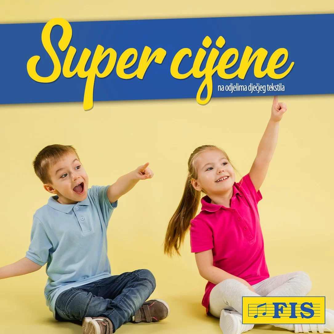 Fis DJEČIJI TEKSTIL - NOVO u ponudi - april 2024.