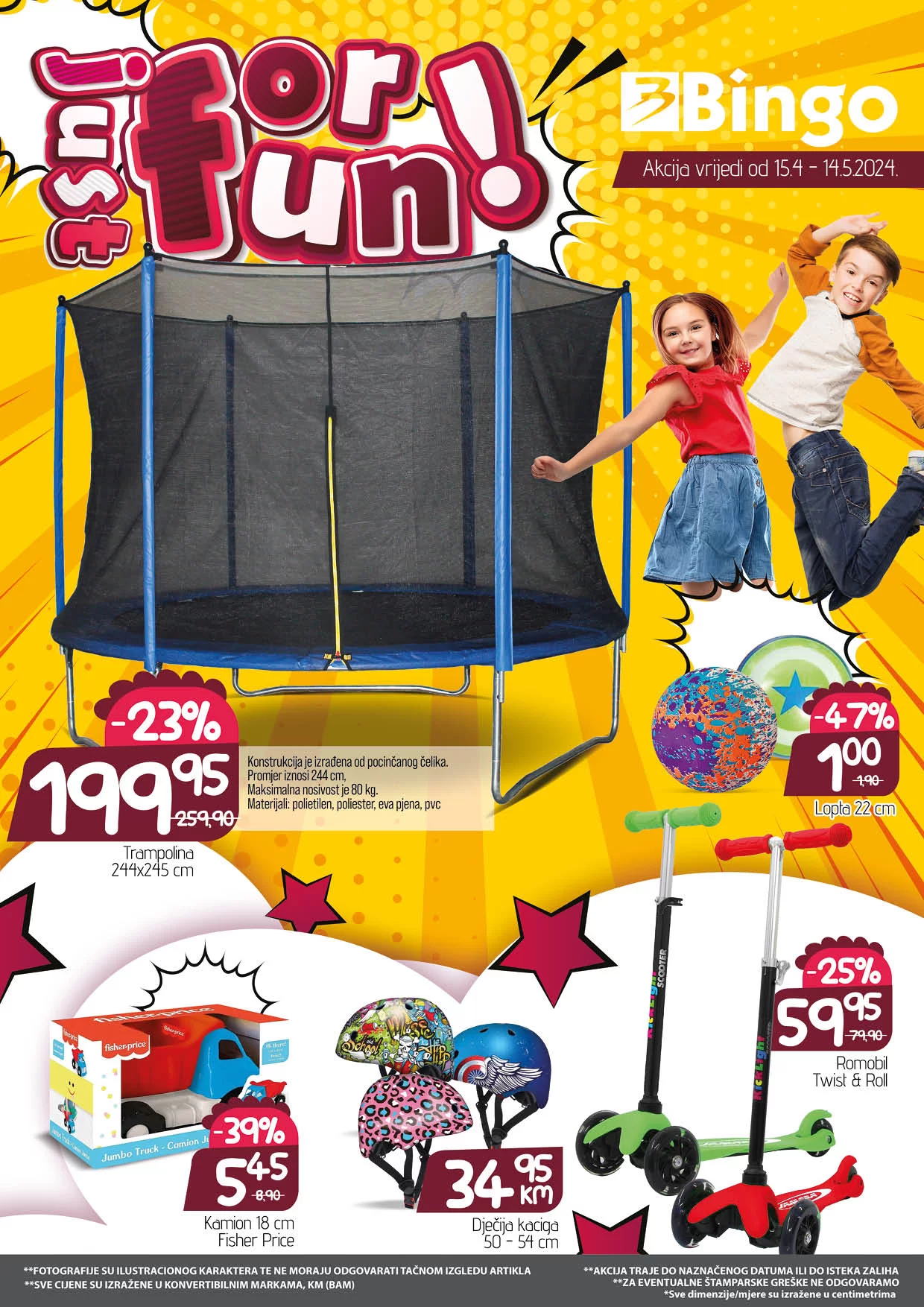 Bingo katalog JUST FOR FUN 15.4-14.5.2024.