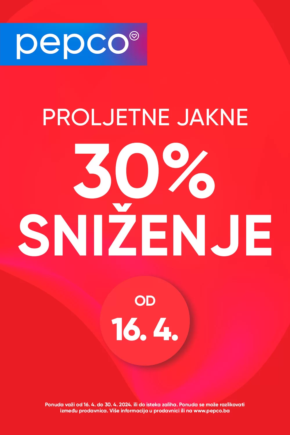 Pepco SNIŽENJE 16-30.4.2024.