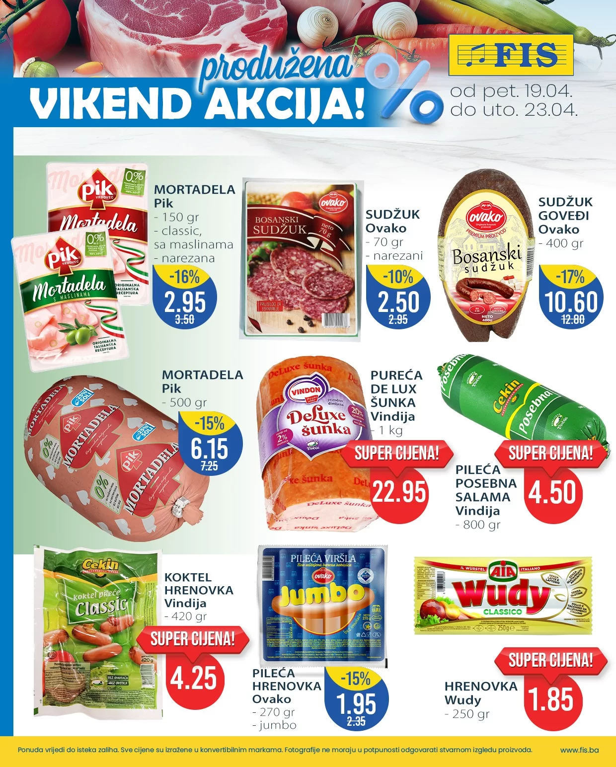 Fis vikend akcija 19-23.4.2024.