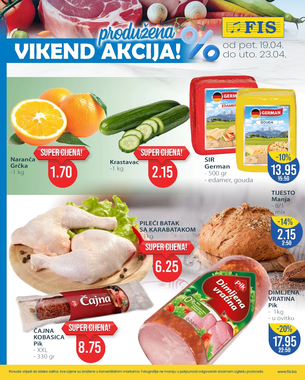 Fis vikend akcija 19-23.4.2024.