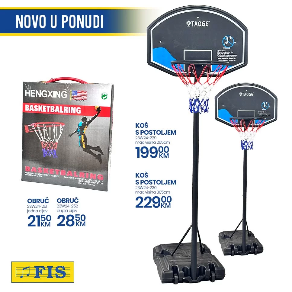 Fis SPORTSKI REKVIZITI - NOVO U PONUDI - april 2024.