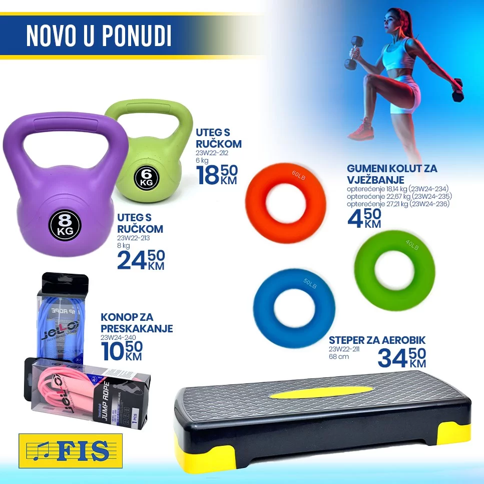 Fis SPORTSKI REKVIZITI - NOVO U PONUDI - april 2024.
