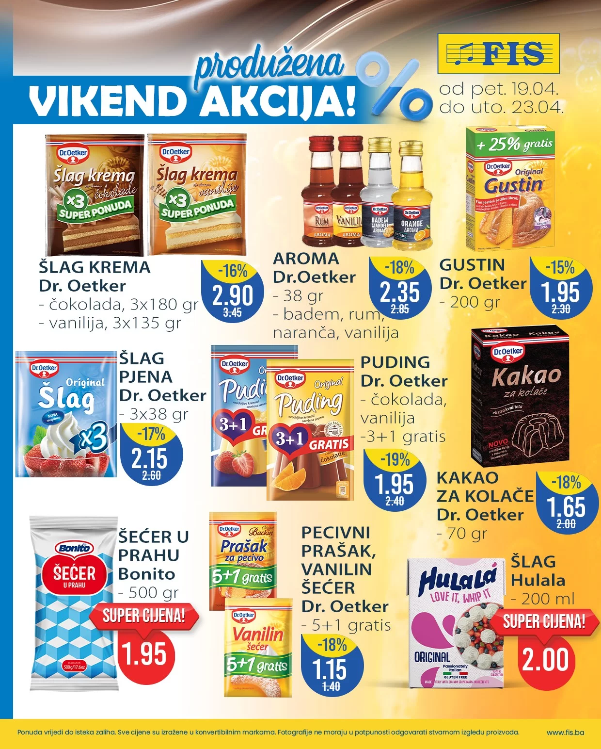 Fis vikend akcija 19-23.4.2024.