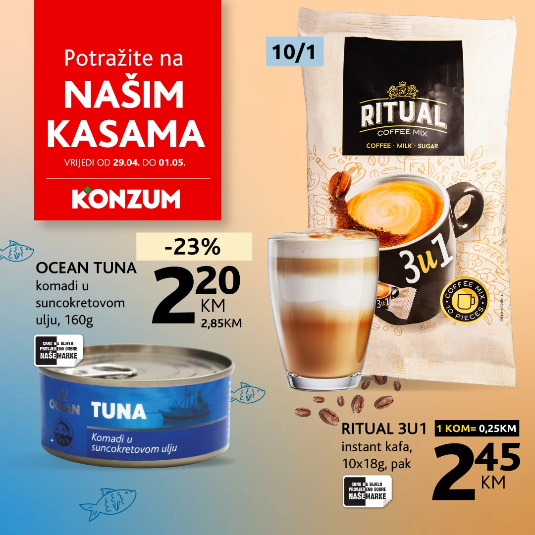 Konzum AKCIJA NA KASAMA