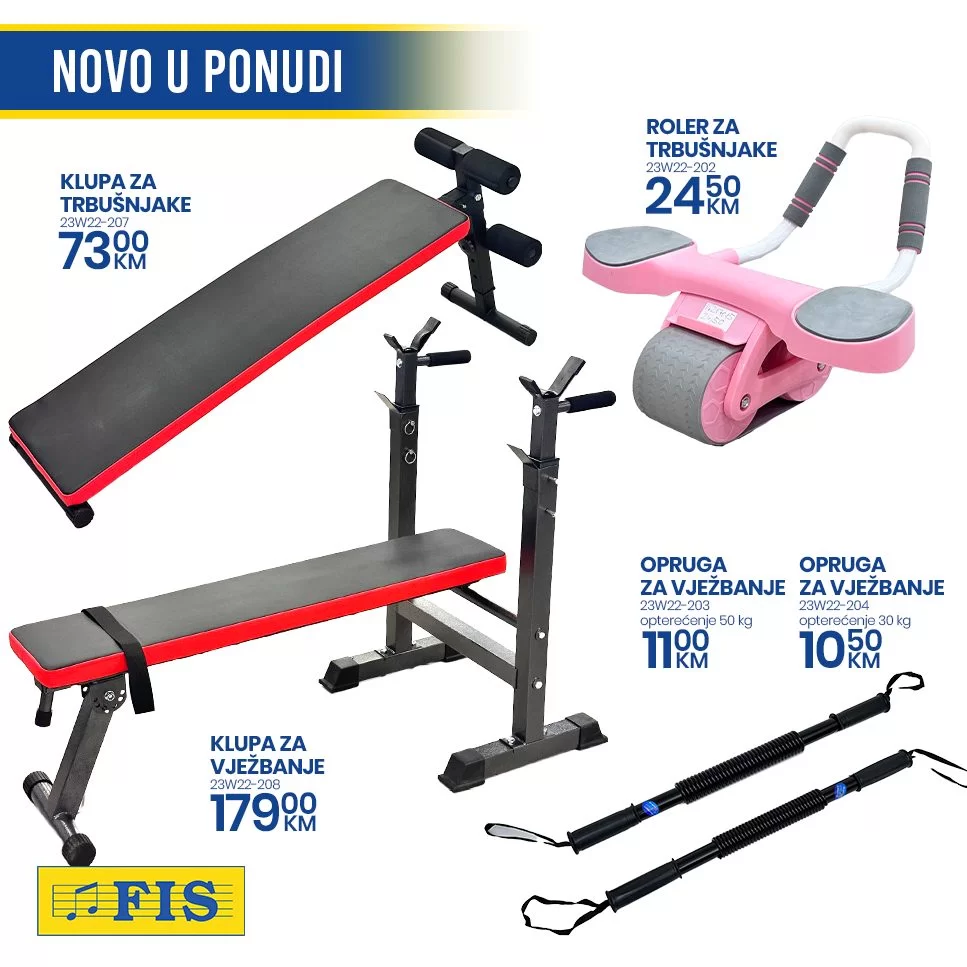 Fis SPORTSKI REKVIZITI - NOVO U PONUDI - april 2024.