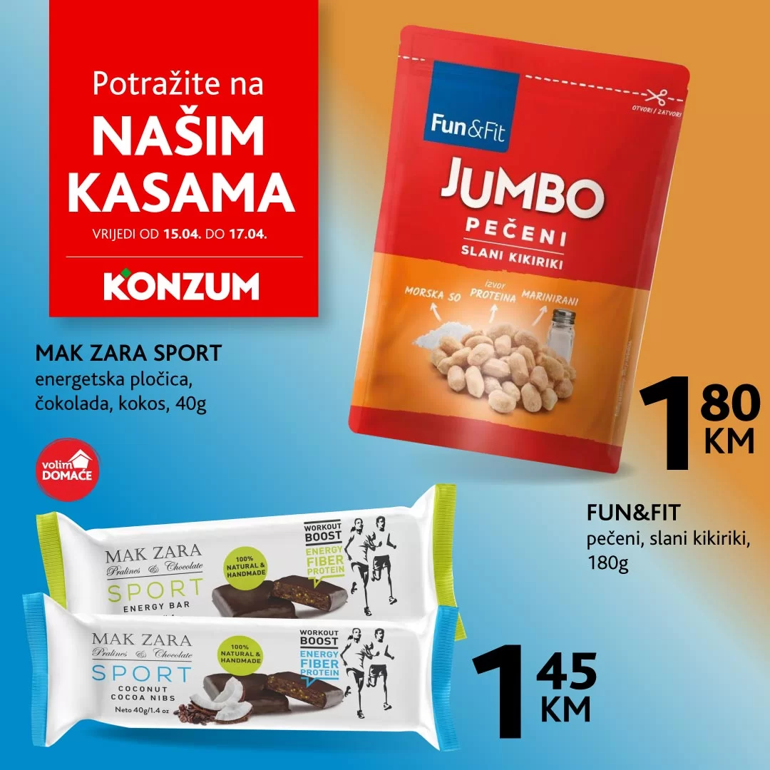 Konzum AKCIJA NA KASAMA