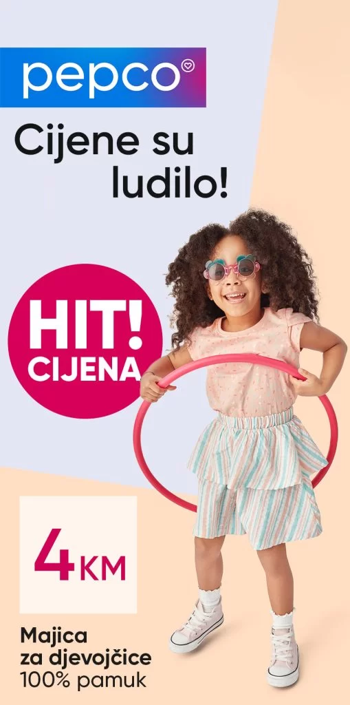 Pepco HIT CIJENA - Majice već od 4 KM - sniženje do 8.5.2024.