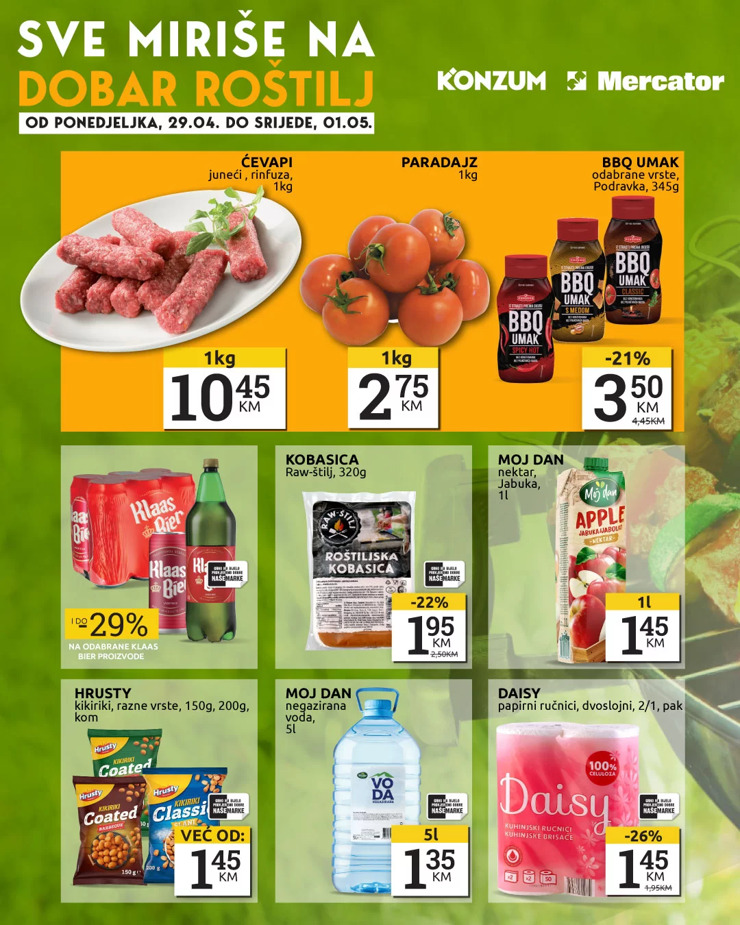Konzum akcija 29.4-1.5.2024. 