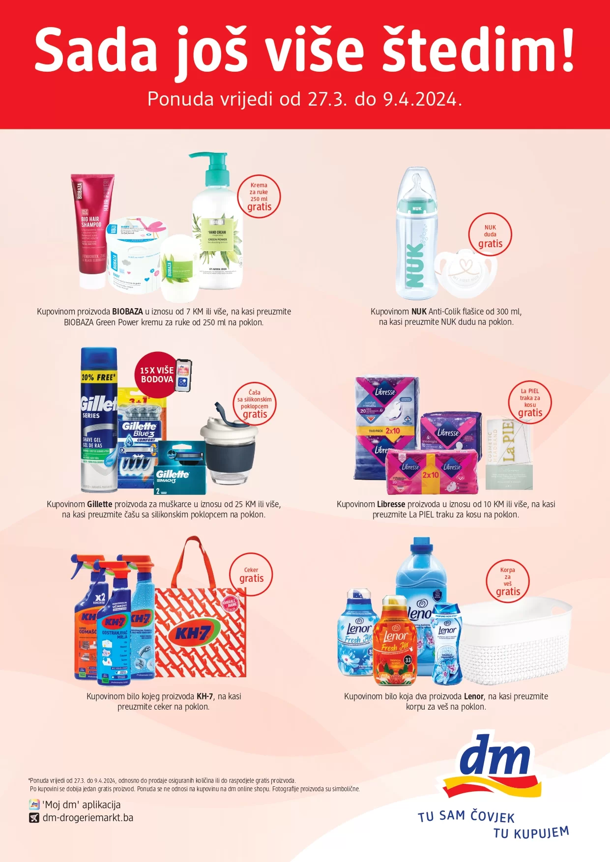 dm Sada još više štedim