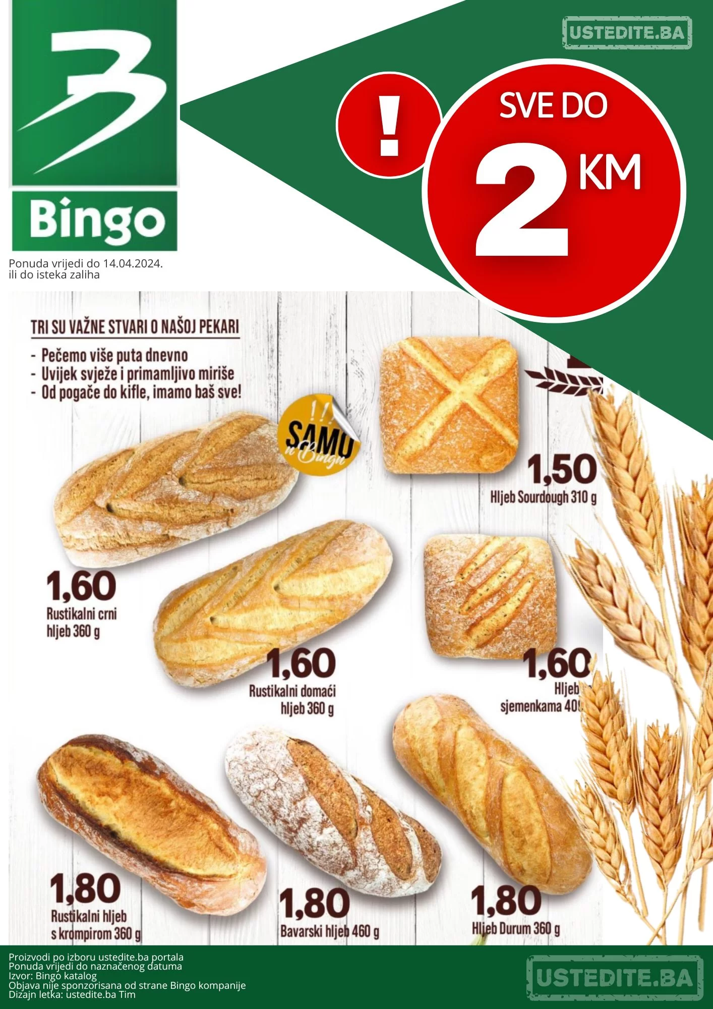 Bingo akcija SVE DO 2 KM