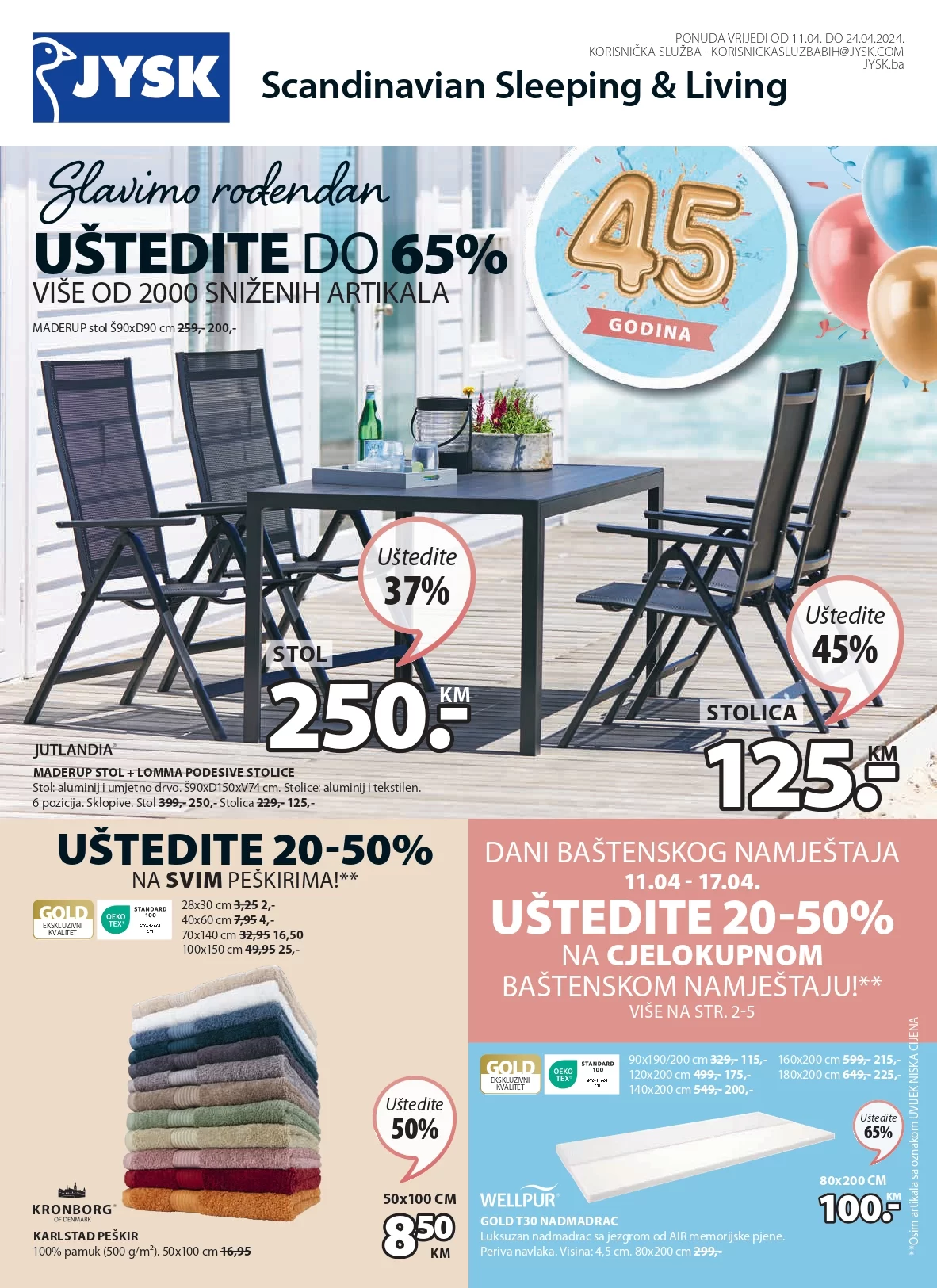 Jysk katalog 11-24.4.2024.