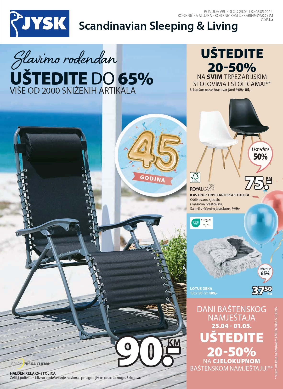 Jysk katalog 25.4-8.5.2024.