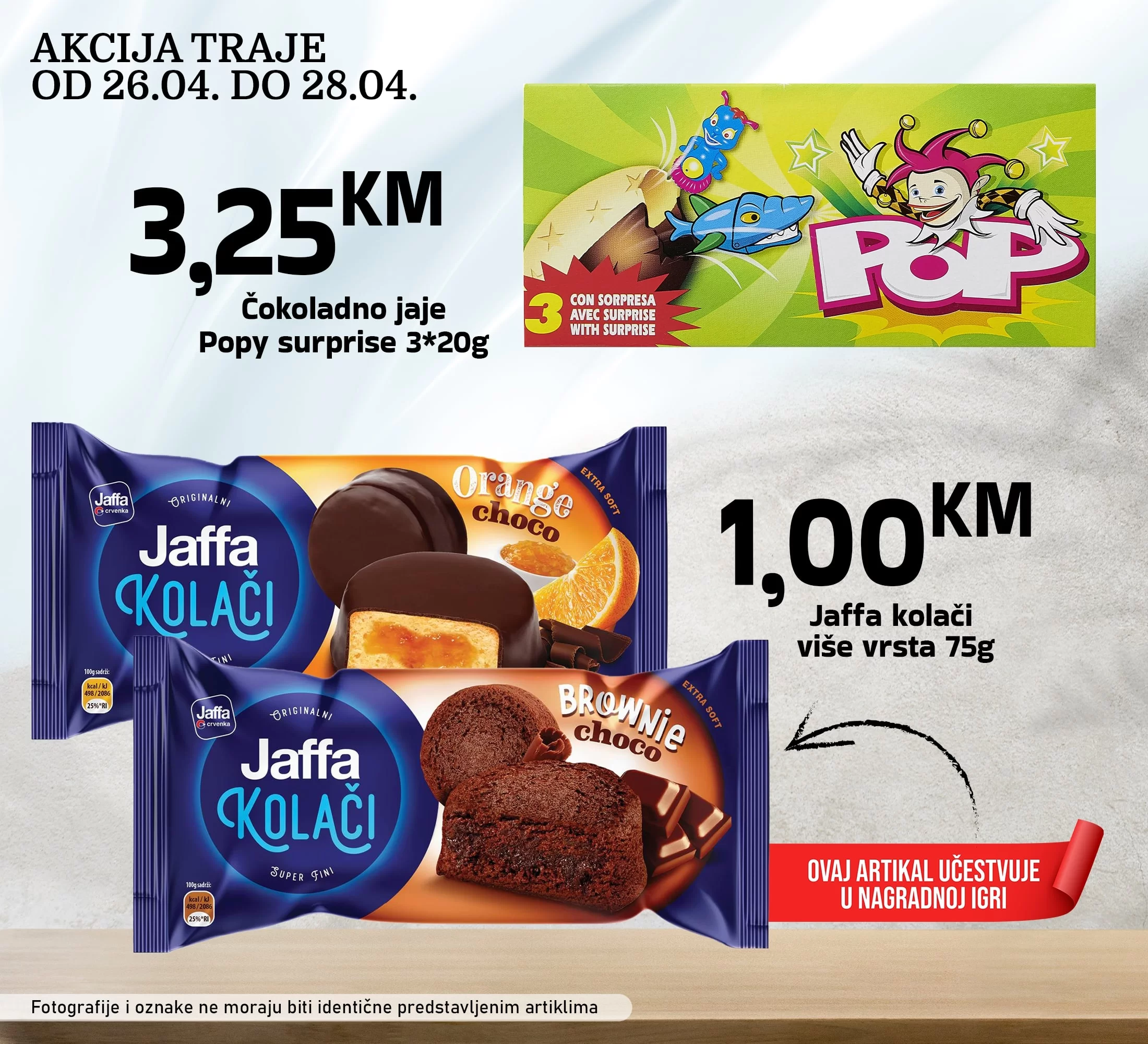 Kort vikend akcija 26-28.4.2024.