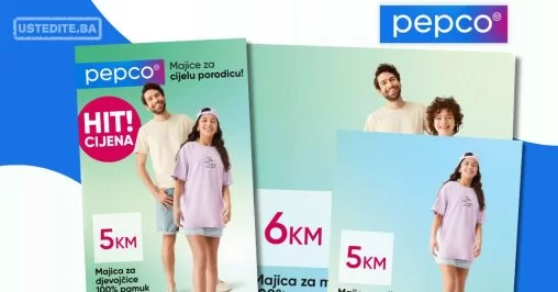 Pepco HIT CIJENA - MAJICE već od 5 KM - akcija do 24.4.2024.