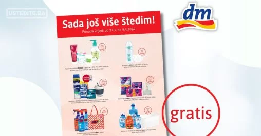 dm Sada još više štedim