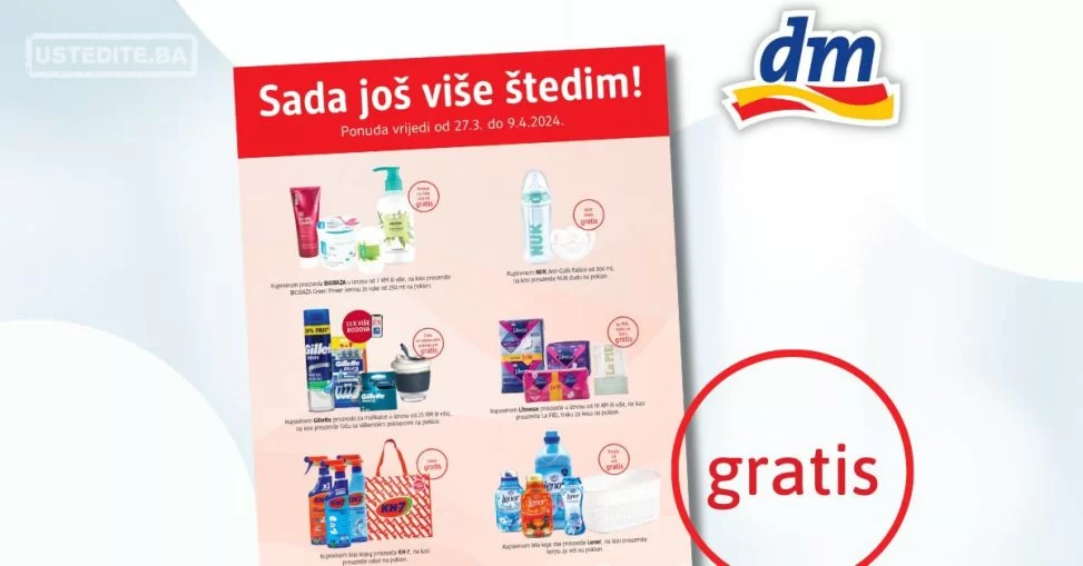 dm Sada još više štedim