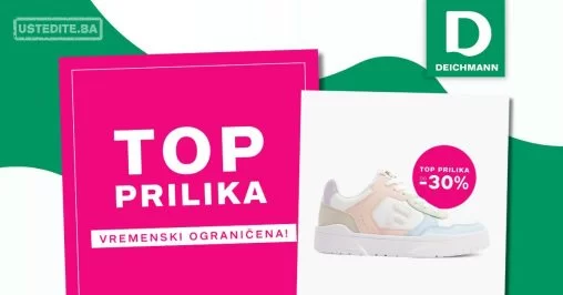 Deichmann SNIŽENJE do 30% - akcija do 9.4.2024.