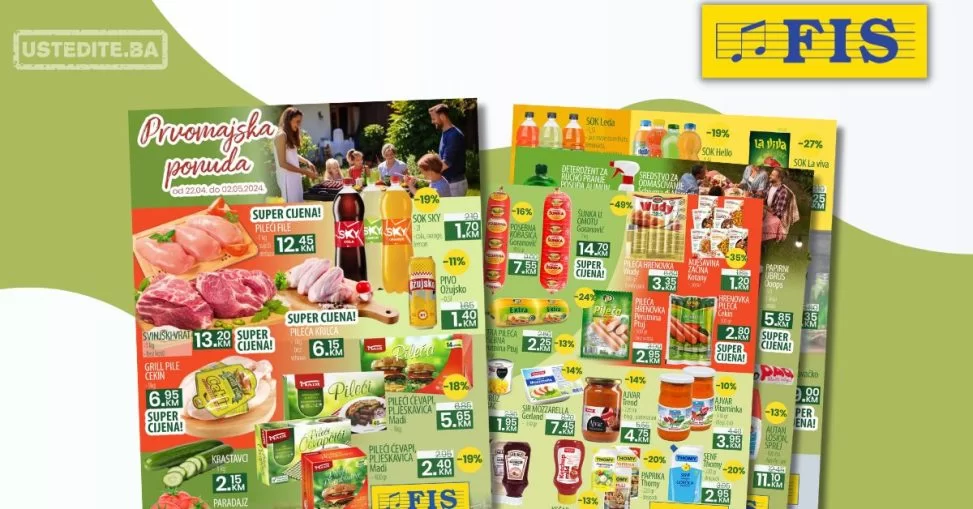 Fis katalog PRVOMAJSKA PONUDA 22.4-2.5.2024.