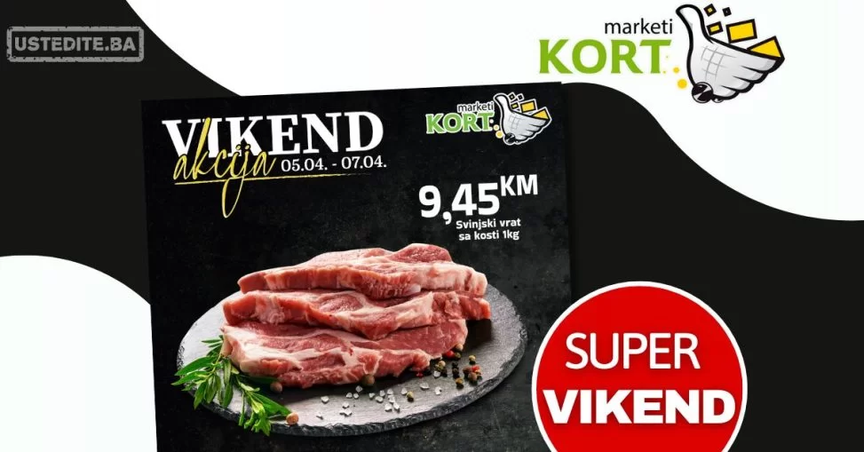 Kort vikend akcija 5-7.4.2024.
