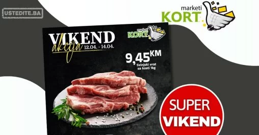 Kort vikend akcija 12-14.4.2024.