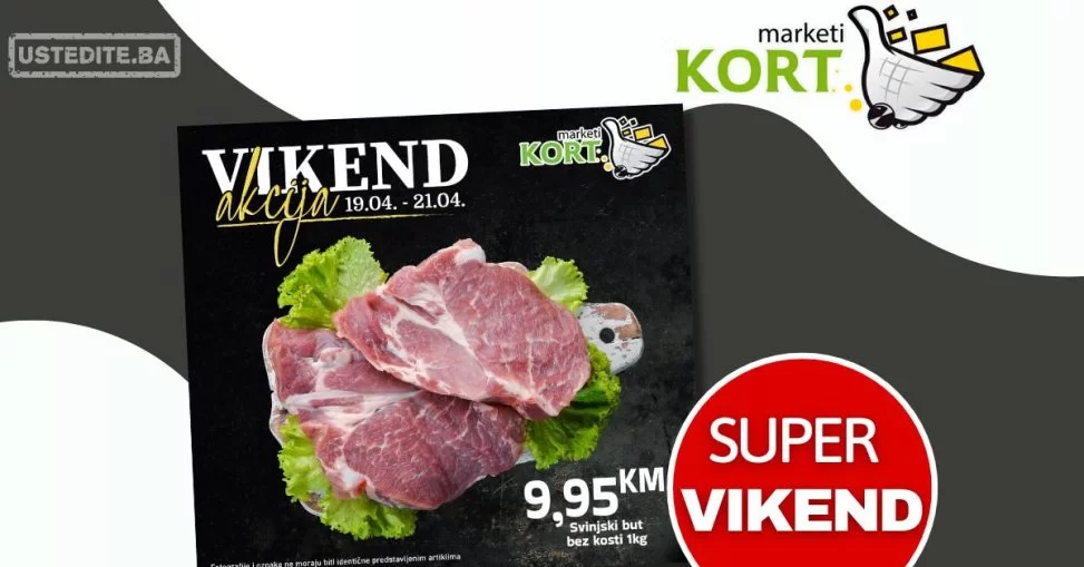 Kort vikend akcija 19-21.4.2024.