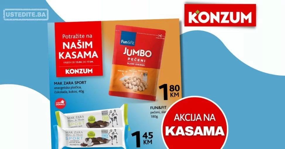 Konzum AKCIJA NA KASAMA