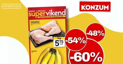 Konzum vikend akcija 18-21.4.2024.