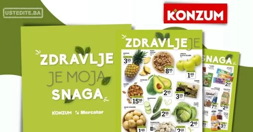 Konzum katalog ZDRAVLJE 8-21.4.2024.