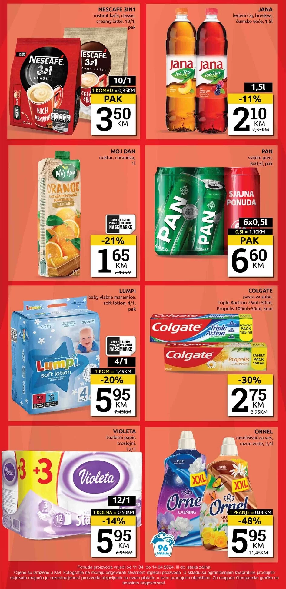 Konzum vikend akcija 11-14.4.2024.