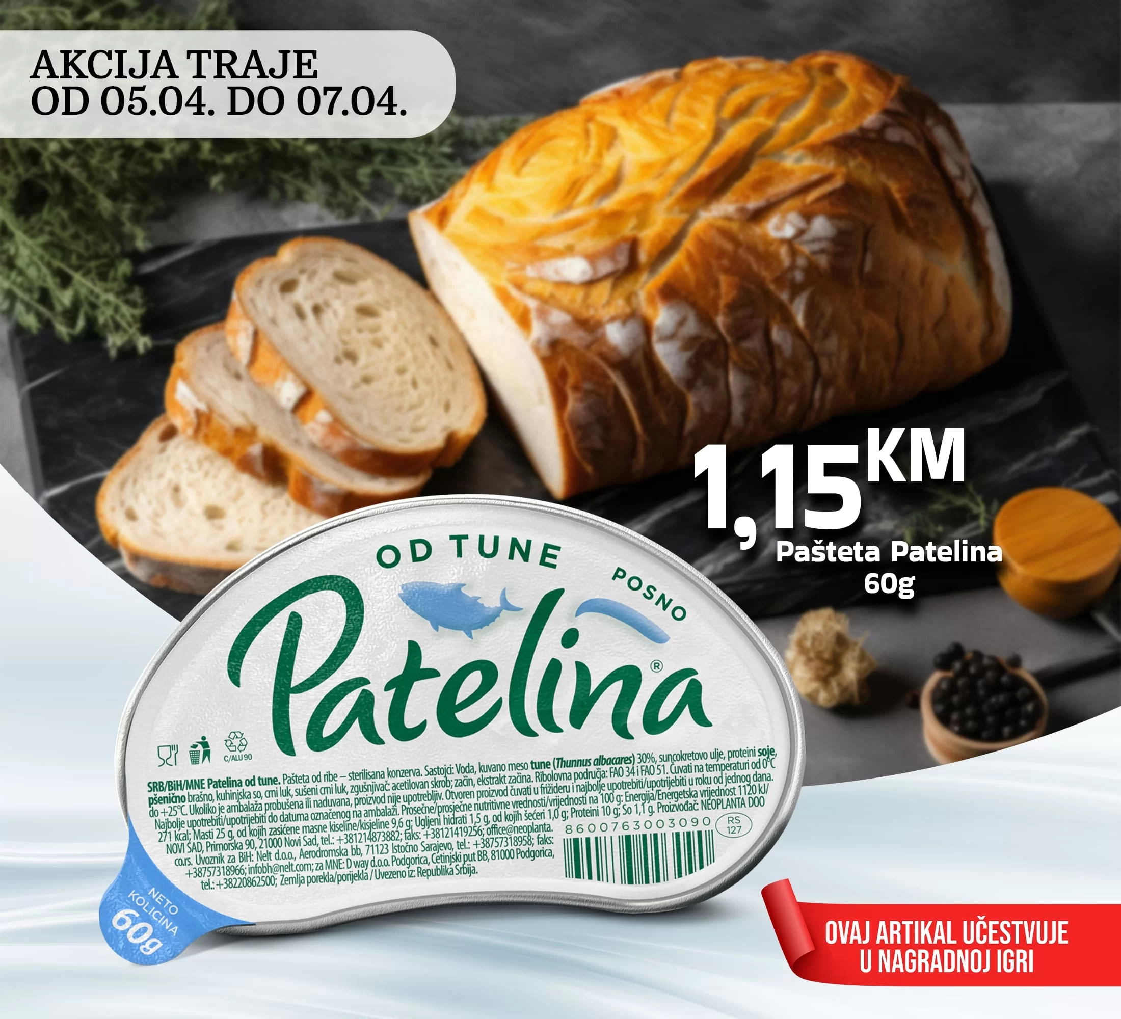 Kort vikend akcija 5-7.4.2024. 