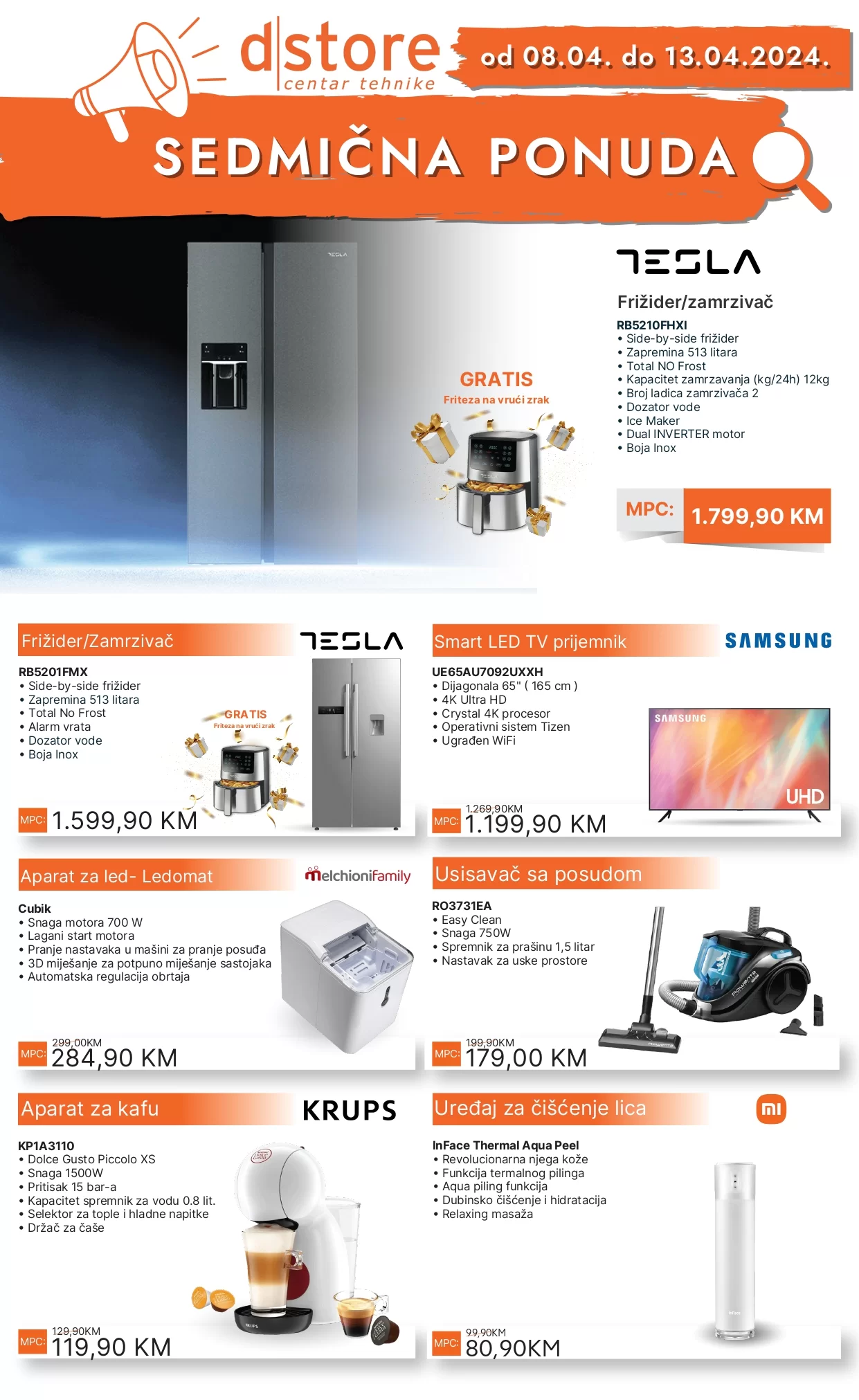 Dstore SEDMIČNA AKCIJA 8-13.4.2024. 