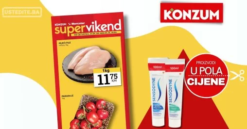 Konzum vikend akcija 25-28.4.2024.