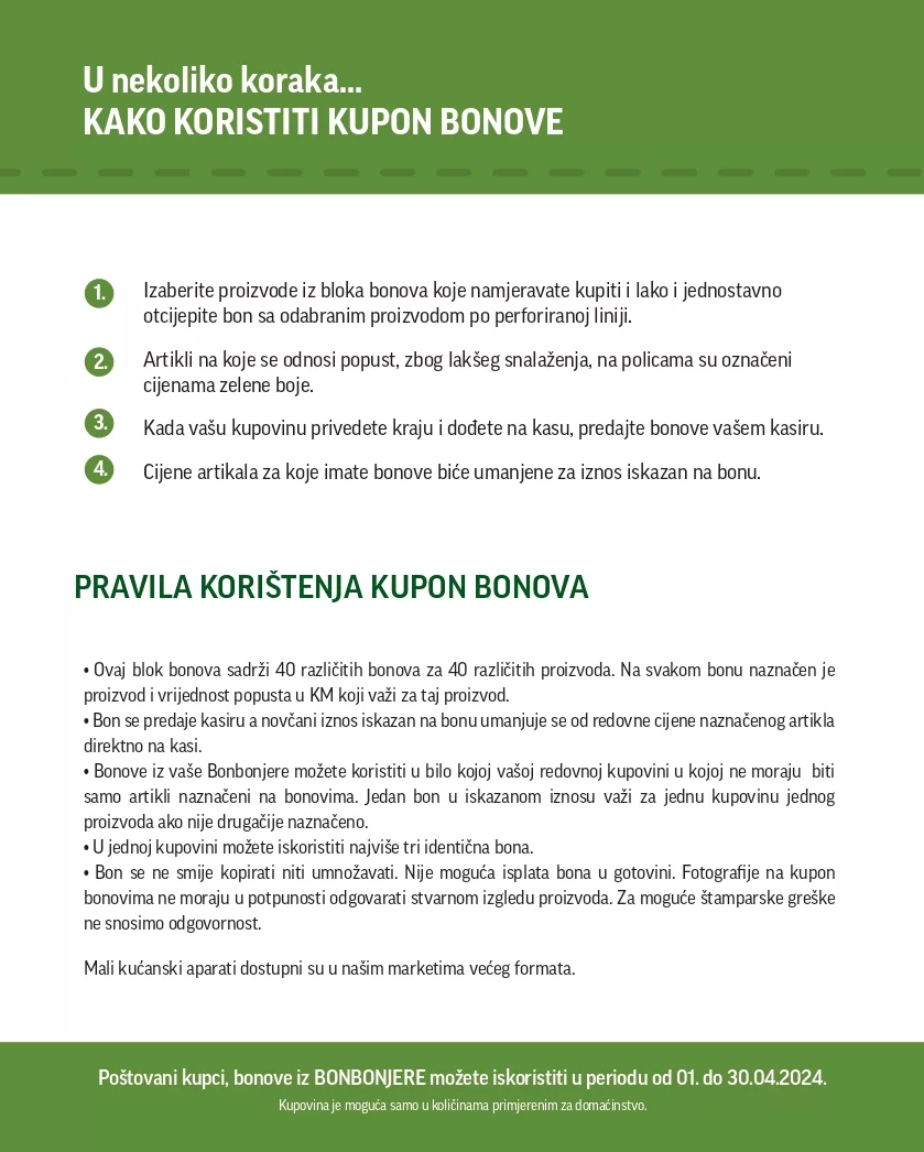 Crvena jabuka katalog SUPER BONBONJERA 1-30.4.2024.