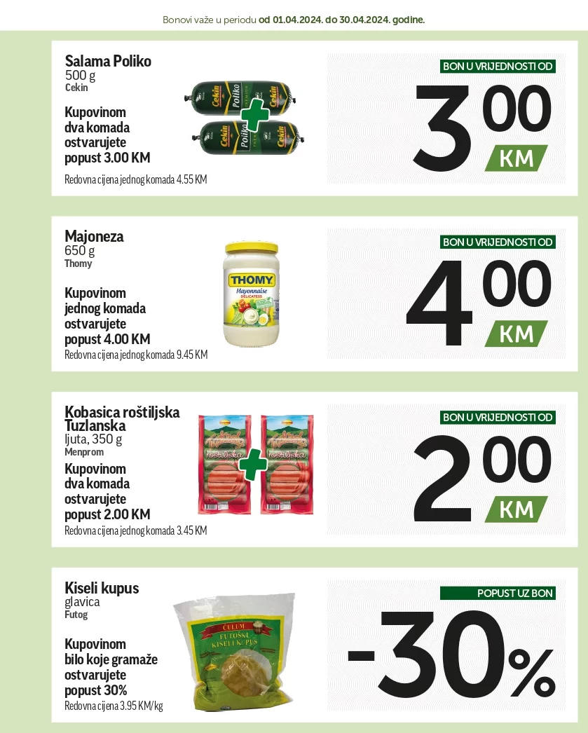 Crvena jabuka katalog SUPER BONBONJERA 1-30.4.2024.