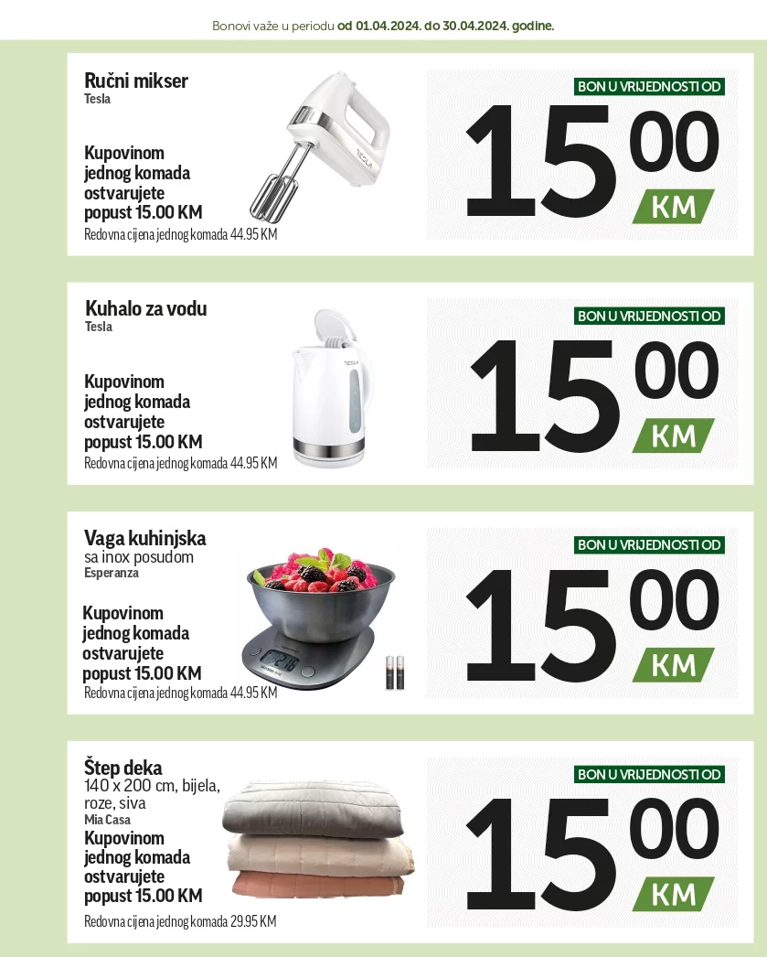 Crvena jabuka katalog SUPER BONBONJERA 1-30.4.2024.