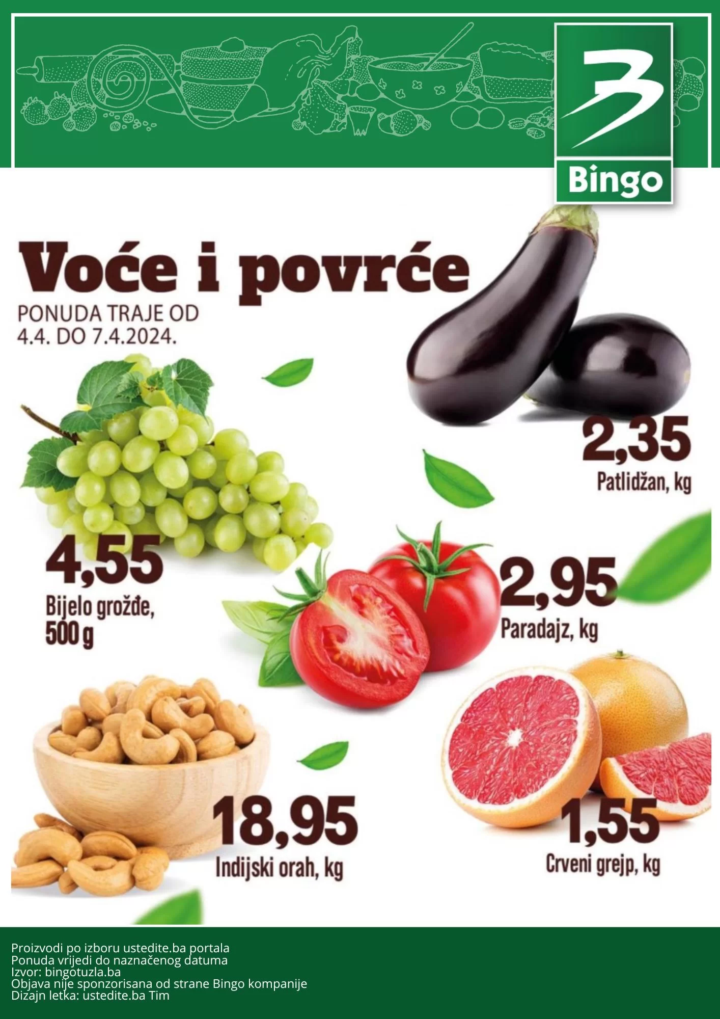 Bingo akcija VOĆE I POVRĆE